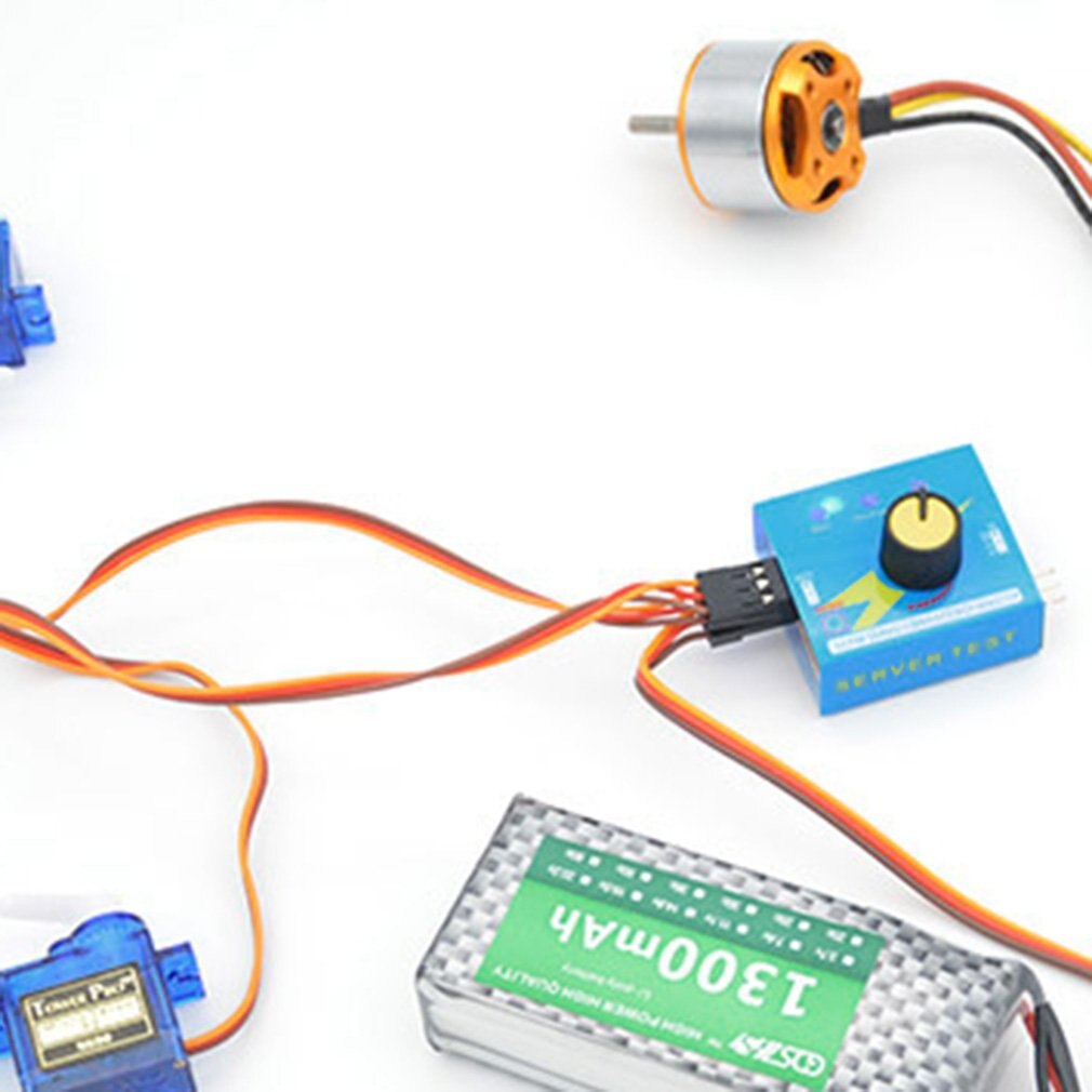 Digital multi servo tester 3ch ecs rc konsistens master speed controler strømkanaler ccmp meter checker