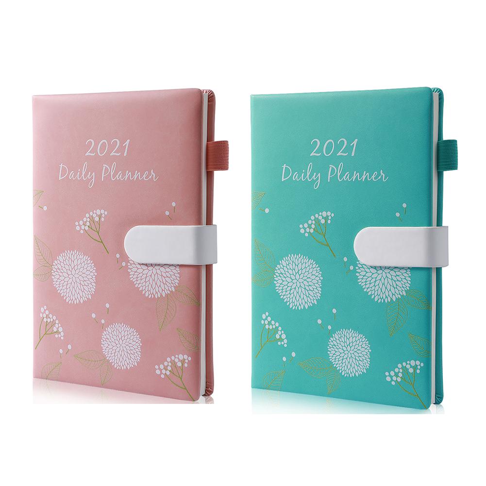Daily Weekly Monthly Journal Planner Notebook Agenda Planner Plan A5 Notebook Stylish Floral Schedule Office Stationery