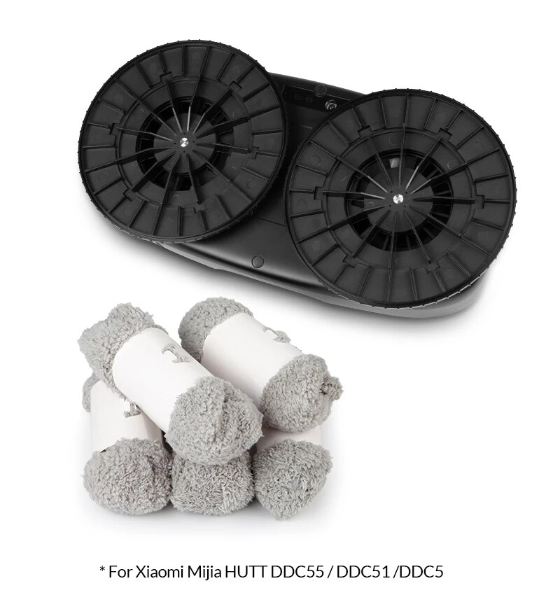 Original HUTT Fenster Reiniger Roboter 10Stck Reinigung Pads Ersatz für Xiaomi Mijia HUTT DDC55 DDC51