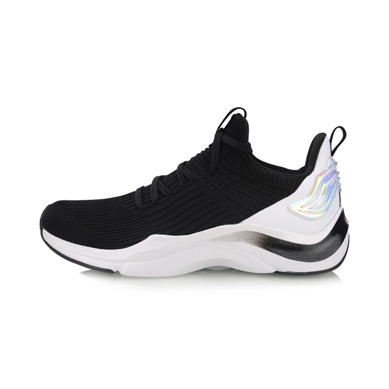 Li-ning kvinner daboom lav livsstil sko sokkelignende mono garn fôr li ning sportssko sneakers aglp 002: 6.5