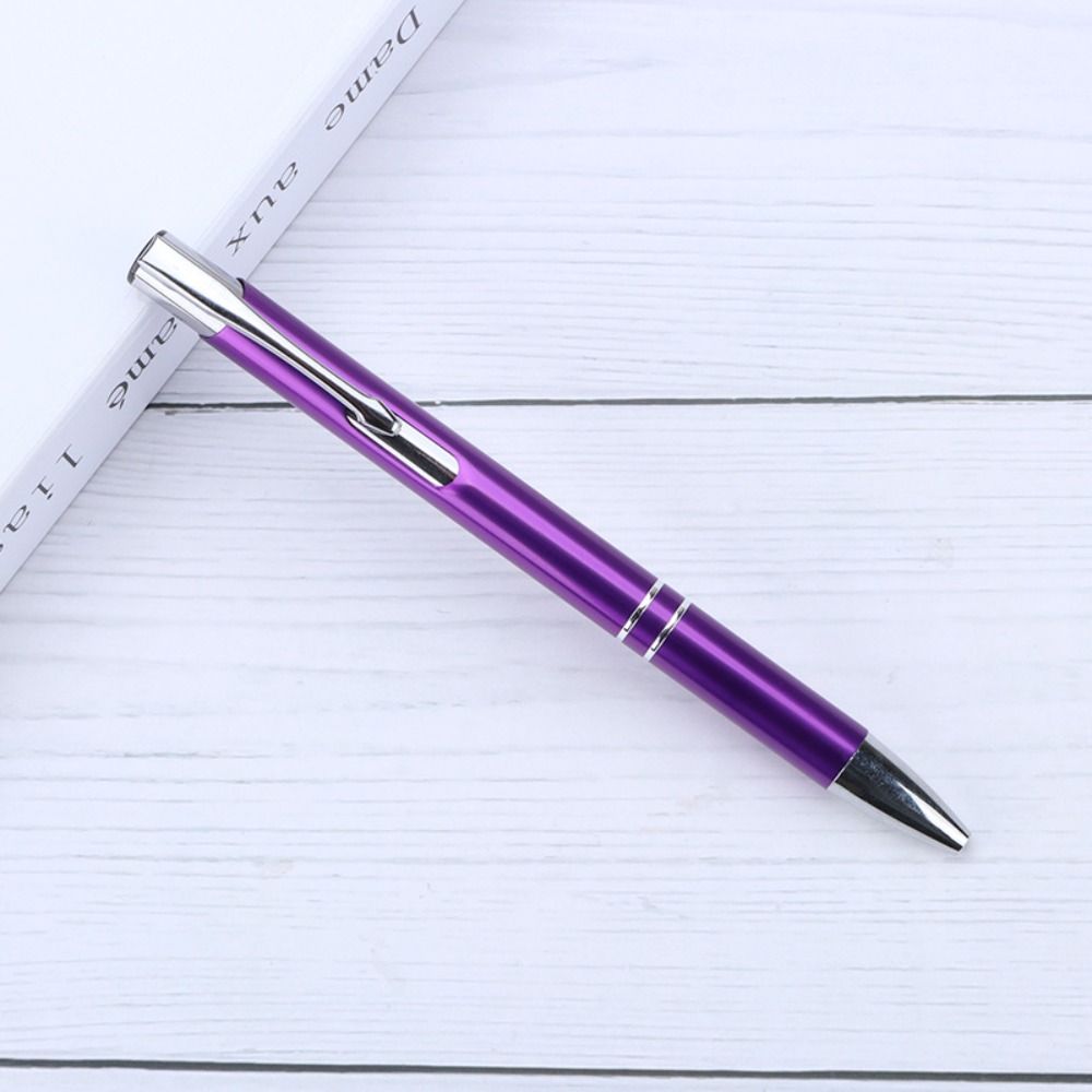 Luxury Metal Ballpoint Pen Waterproof Inktight Signature Pen Durable Multifunction Small Student Prizes: green