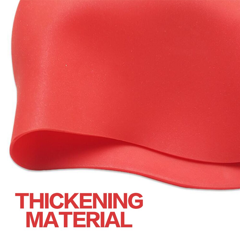 YFXcreate Swim Swimming Triathlon Cap Thickening Silicone Waterproof Anti-slip for Adults 200-1021
