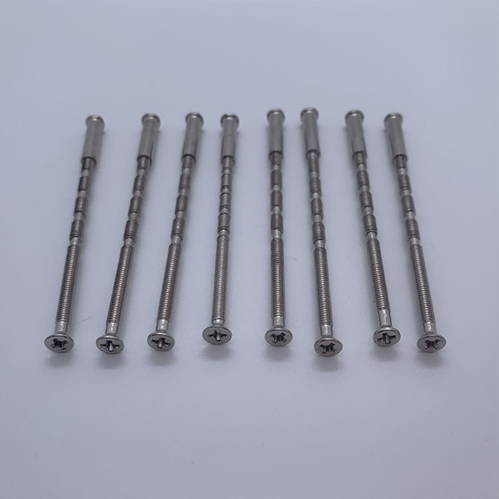 Jeu de vis de poignée de porte, 25 pièces/ensemble, boulon de poignée de porte à travers les fixations pour poignée de porte, boutons de Roses, serrure de porte, vis métalliques, matériel