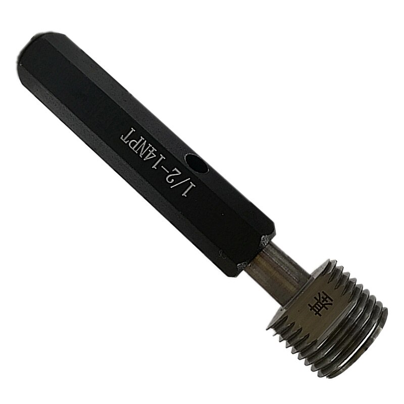 Taper Plug Gauge Measure Gauge Screw Gauge NPT Go-no Go Fixed Gauges Thread Gage Taper Pipe Plug Gauge RC1/8 1/4 1/2 3/4 1
