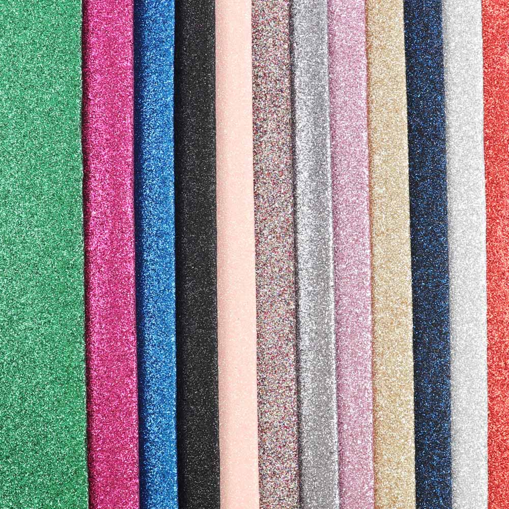 Xugar 22X30 Cm Glitter Dunne Synthetisch Leer Stof Effen Kleur A4 Stof Diy Handgemaakte Hairbows Naaien Kleding Levert decor