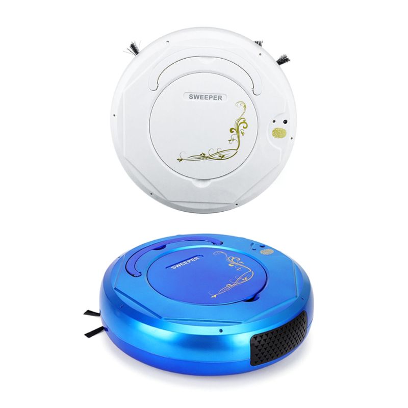 Multifunctional Intelligent Automatic Smart Robotic Rechargeable Dry Sweep Home Sweep Robot cute vacuum cleaner machine 3.7V 3W