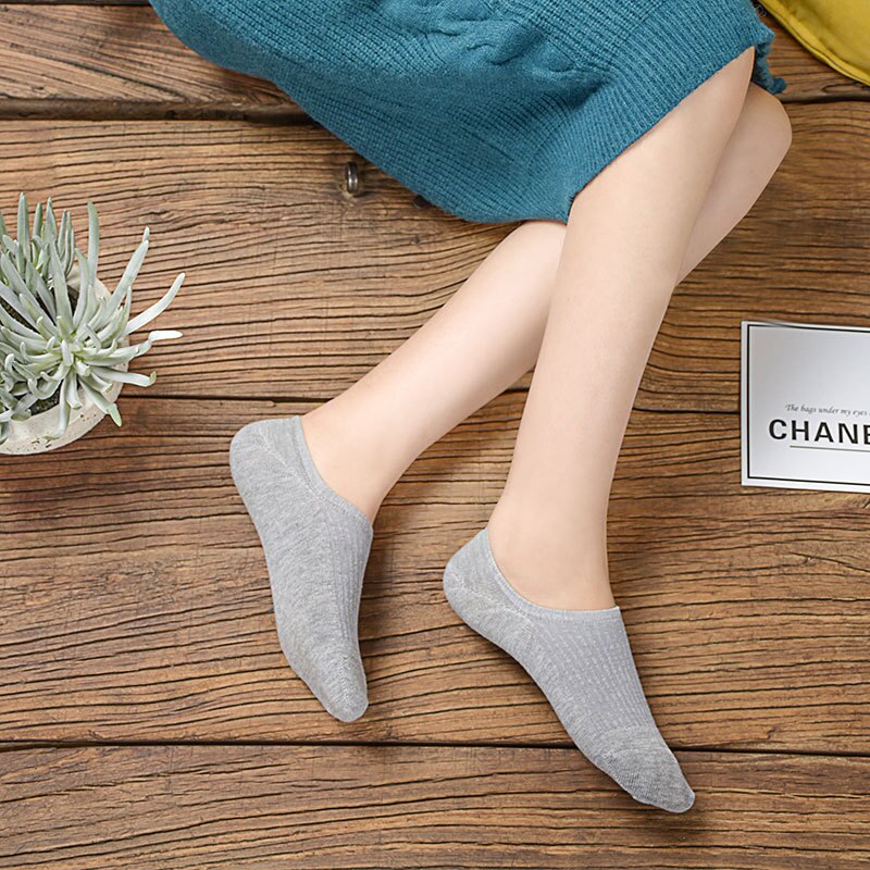 Invisible Short Woman Sweat summer comfortable cotton bamboo girl women's boat socks ankle low female invisible Cotton 1 pairs