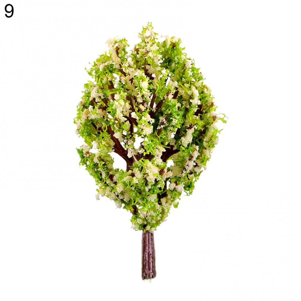 Artificial Pink Tree Willow Miniature Fairy Garden Home Houses Decoration Mini Craft Micro Landscaping Decor DIY Accessories: 09