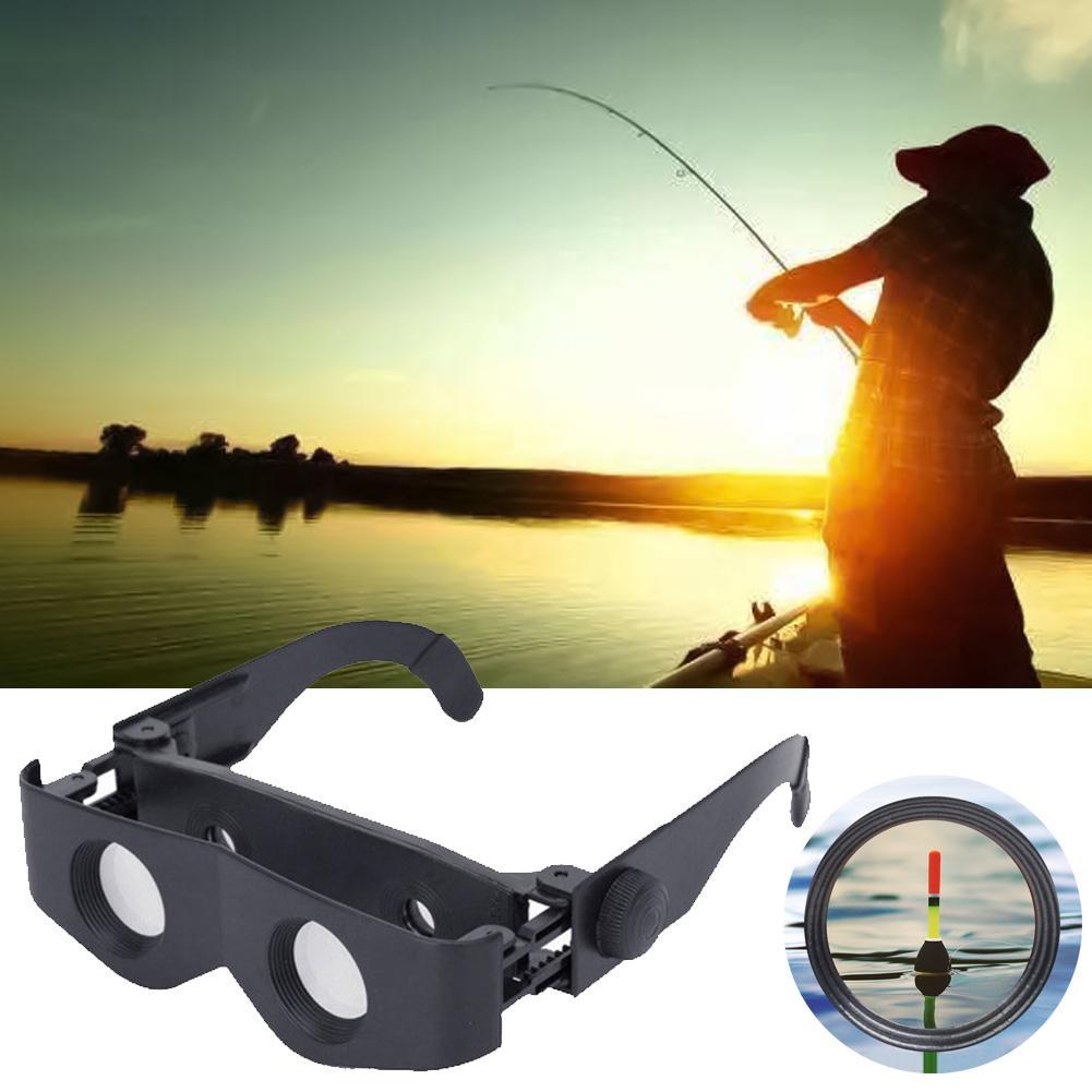 Portable Zoomable Outdoor Fishing Glasses Style Magnifier Binoculars Telescope