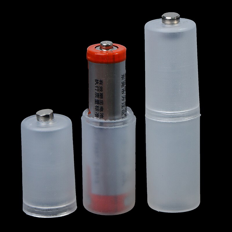 2 stück aaa-zu-aa-batterie-konverter-zellenbatterie-aufbewahrungsbox