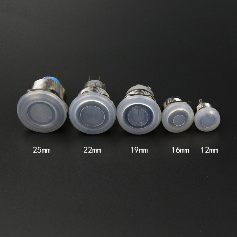 12mm16mm19mm22mm25mm interruptor de botão de metal à prova de poeira à prova ddust água capa de proteção de vedação de borracha de alta qualidade