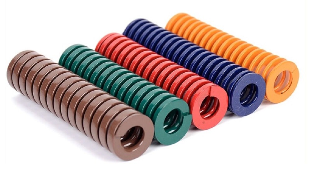 Injection molding Die Spring Yellow 22mm OD Light Load Compression Die Spring 22.0mm 22*100 22*125 22*150