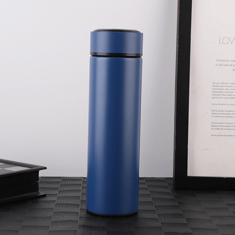 Termo de acero inoxidable de 500ml, botella térmica portátil, jarra de café con aislamiento al vacío, botella de agua para viajes al aire libre, taza para escalada