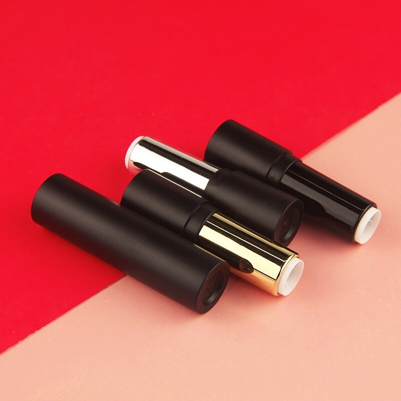 100 stuks lege zwarte lippenstifttubes, doe-het-zelf lippenstiftcontainer