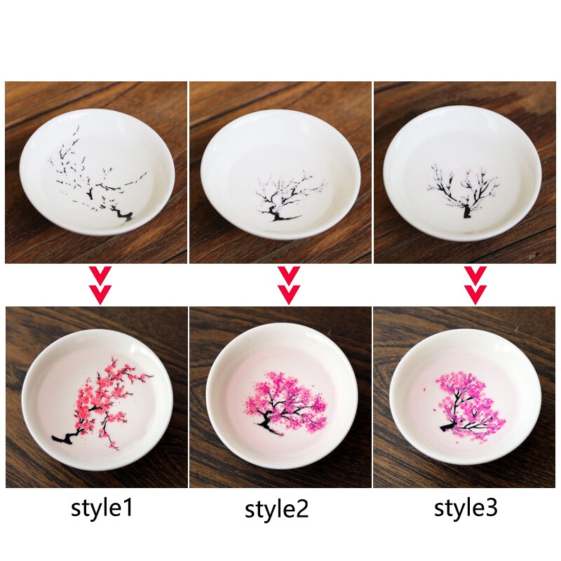 Kopida Tazza da tè giapponese in ceramica rosa Sakura romantica, 192,8 g, fiori di sakura, set di 2 tazze con fiori di ciliegio, regalo