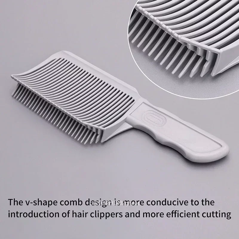 Barber Fade Comb Hair Styling Tool for Gradual Fade Haircuts Heat Resistant Brush for Men's Tapered Styles