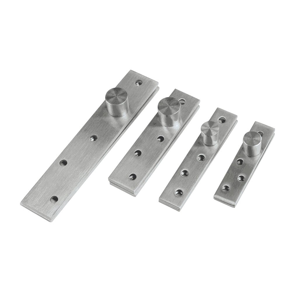 1pcs 270 Degree Rotation Axis 75/100/150mm Stainless Steel Up and Down Doors Rotating Hinges Location Shaft Hidden Pivot Hinge