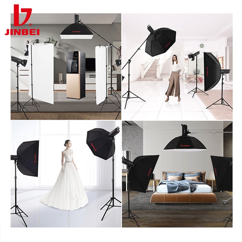 JINBEI Softbox for Photography 60x90cm Light Diffuser Photo Box with Bowens Mount Studio Equipment for Shooting Video Recording