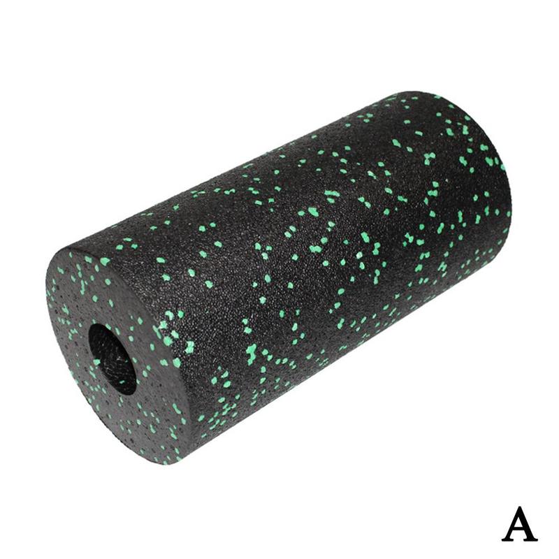 Rodillo de espuma Fascia rollo EVA hueco Yoga masaje de columna ejercicio suministros palo Fitness relajación equilibrio Yoga palo del eje T9Q2: Dark green