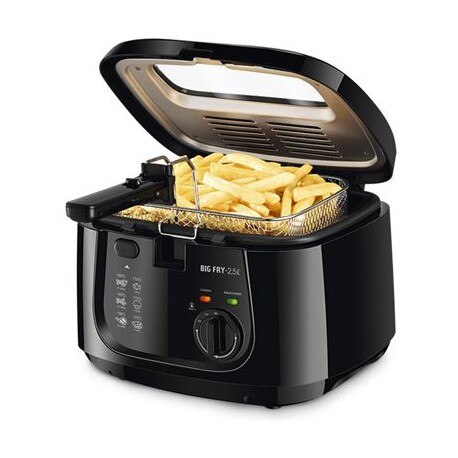 Friteuse Mondial FT07 GROßE SFRY 2.5L 1500W Schwarz