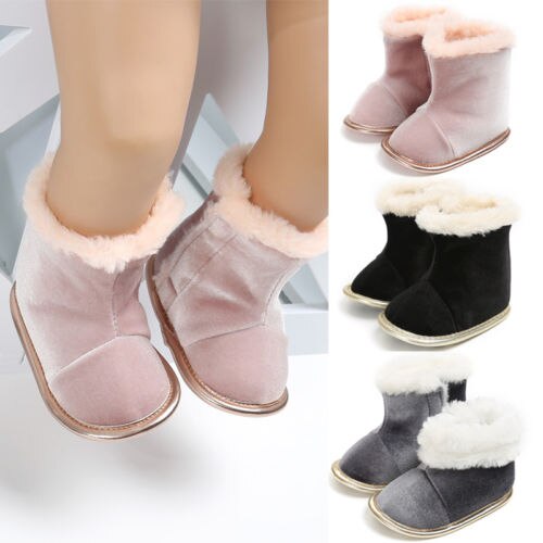 Neue Winter Warme Baby Schuhe Stiefel Mädchen Jungen Schnee Booties Gleitschutz freundlicher Flache Krippe Schuhe Baby mädchen stiefel