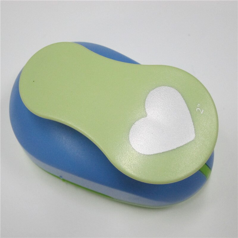 2'' ABS + Metal Big Heart Paper Punch Craft Hole Punch Tool Kids DIY Scrapbook Card Thin Paper Cutter