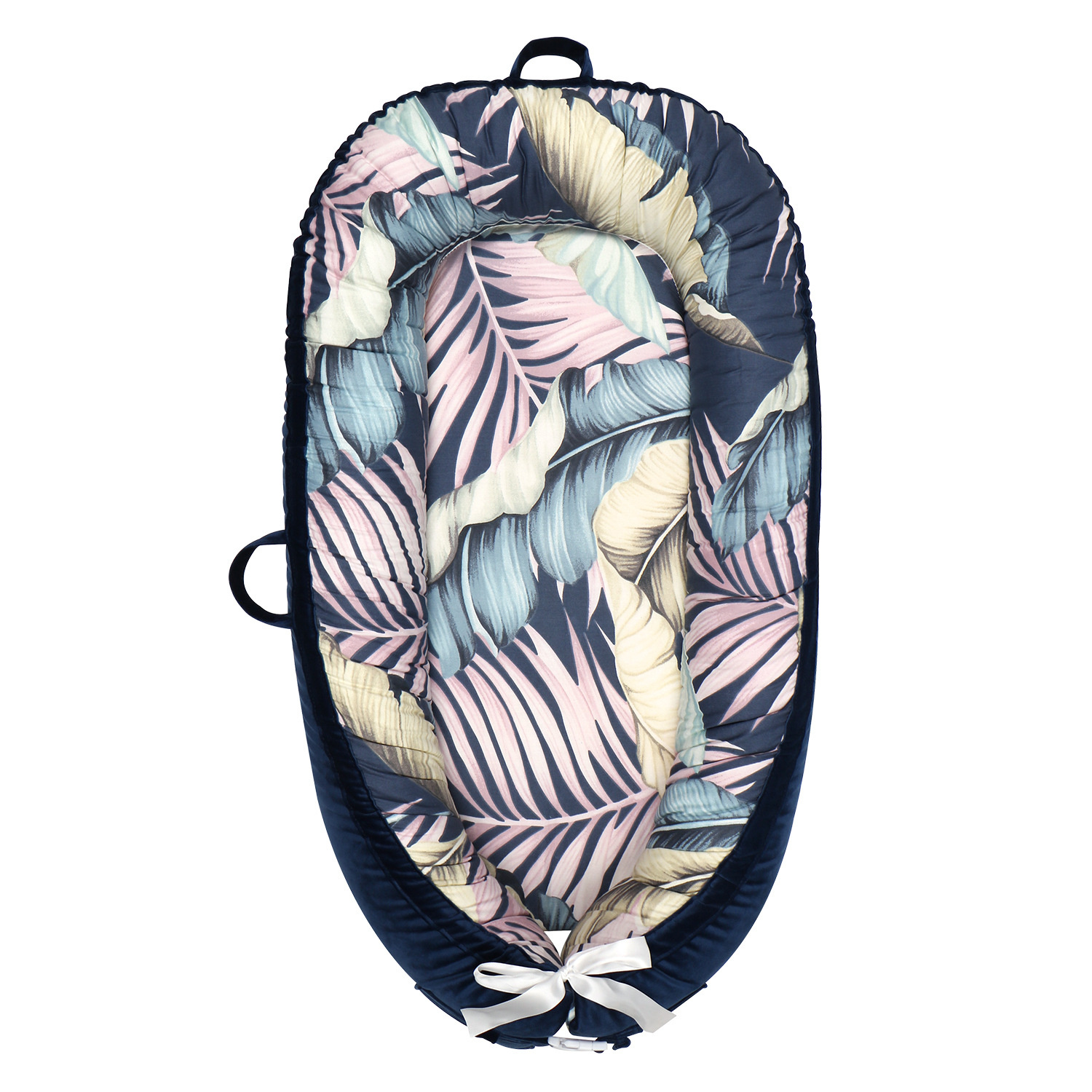 Baby Cradle Baby Bassinet Kids Bed Soft for Party: Banana Leaves