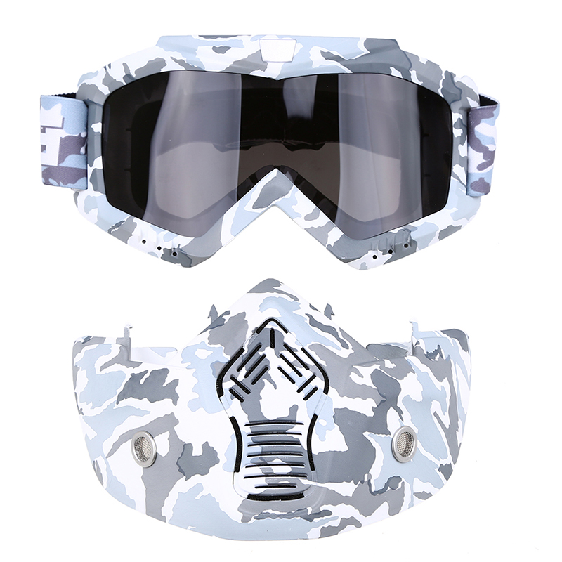 Motorcykelglasögon motorcross skidglasögon vindtät utomhus solglasögon skoter smutscykel snöskoter mask glasögon tillbehör: Typ 16