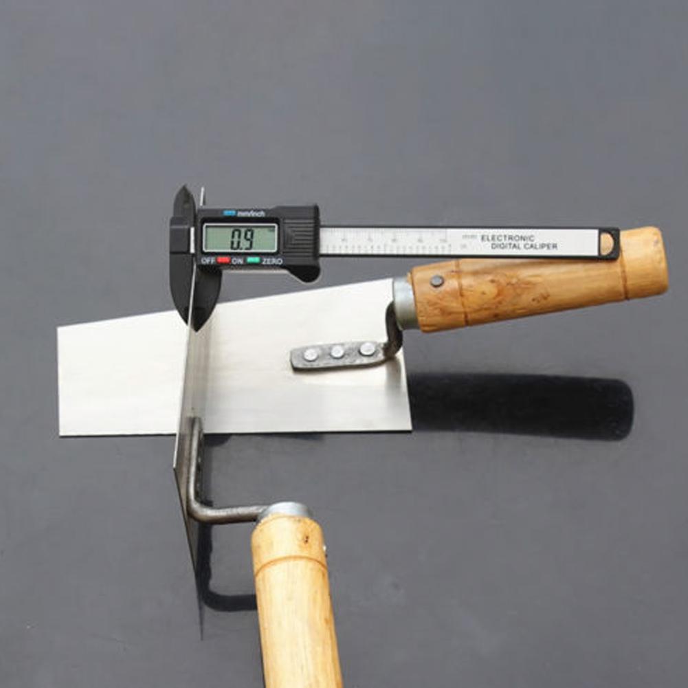 MeterMall-paleta de acabado para hormigón, Cubo de paleta de acero inoxidable con margen de flotador de cemento, espátula para hormigón, herramientas de construcción