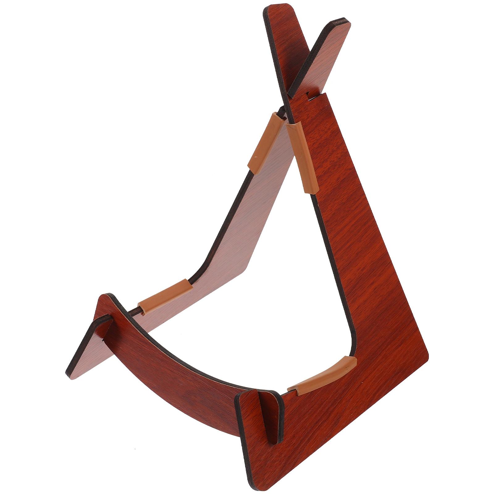 Ukulele suporte de armazenamento rack para loja suporte de chão de madeira violino display bandolim suporte