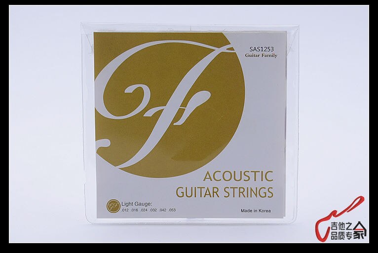1 Set GuitarFamily SAS Folk Acoustic Guitar Strings 011-052 / 012-053 MADE IN KOREA