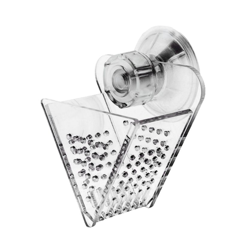 Aquarium Red Worm Feeder Fish Tank V-Shape Fish Feeding Cup Food Container Shrimp Feeder with Suction Cup