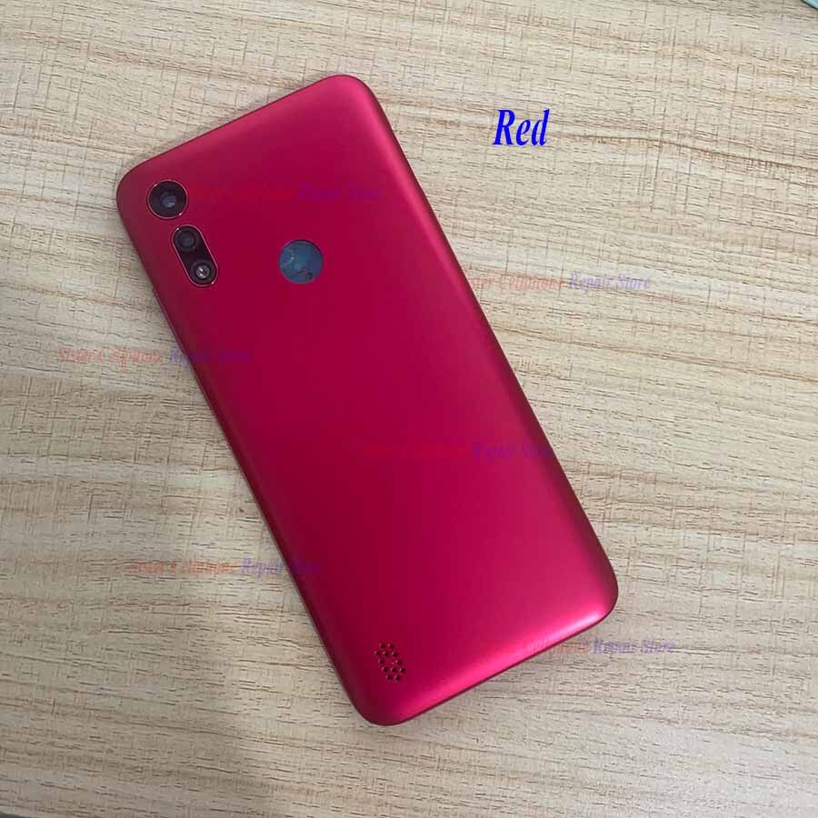 6.1 "nuovo per Motorola Moto E6S coperchio batteria posteriore pannello posteriore custodia custodia parti di riparazione per Moto E6s 2020 alloggiamento posteriore