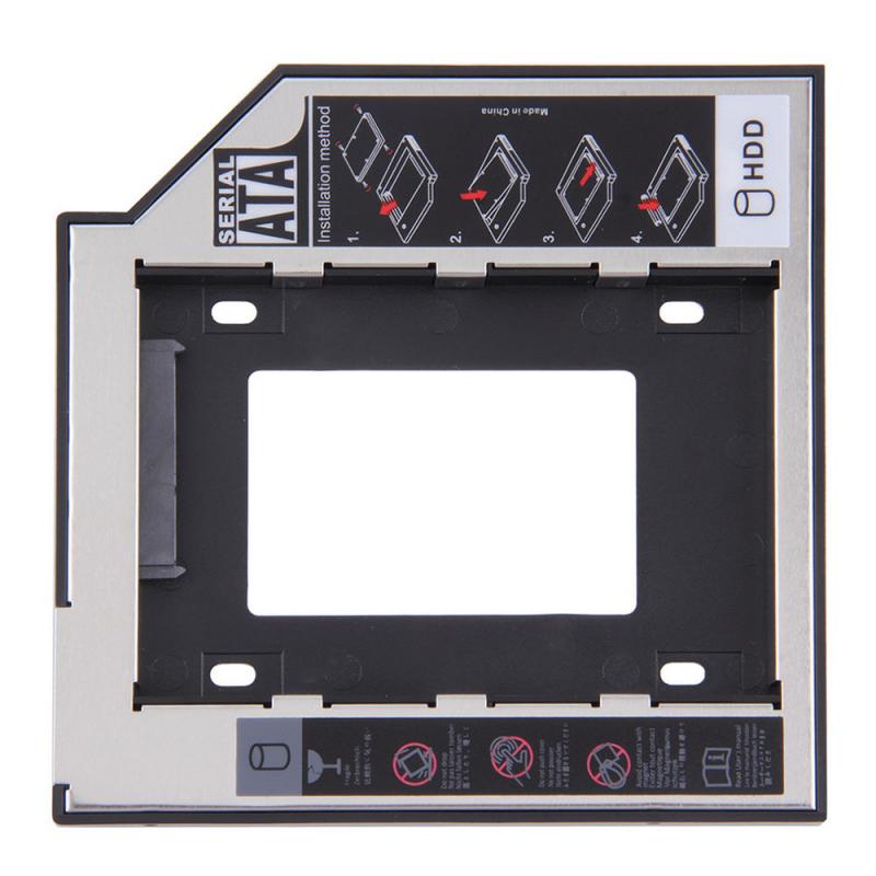 12.7mm SATA 2nd disque dur SSD Caddy lecteur de disque dur pour ThinkPad E420 E425 E430 L410 TXTB1