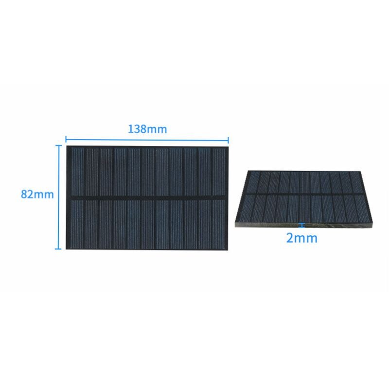 5.5V Mini Zonnepaneel 1.5W/1.8W Zonnecellen Diy Panel Voor Licht Mobiele Telefoon Speelgoed Laders draagbare Solar Batterij