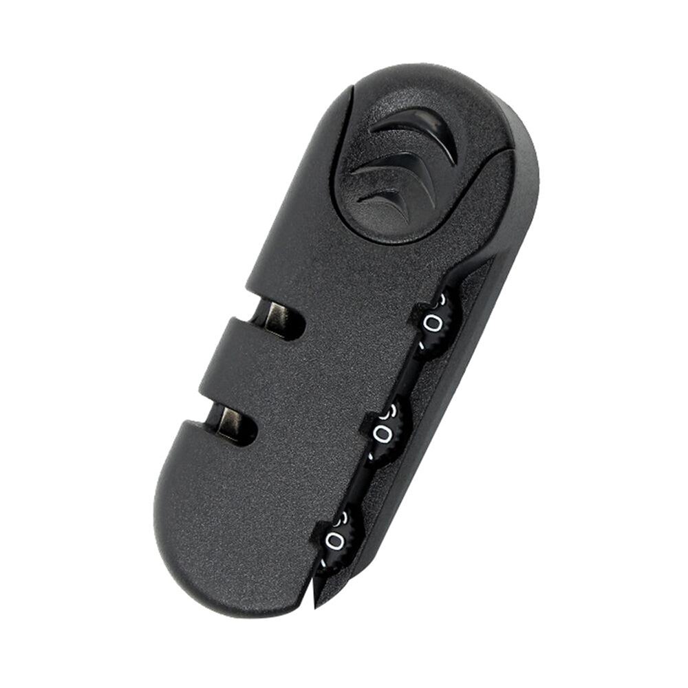 3 Cijfercombinatie Hangslot Voor Reizen Bagage Koffer Codeslot Zwart Vaste Lock Anti-Diefstal Tas Accessoires Lock