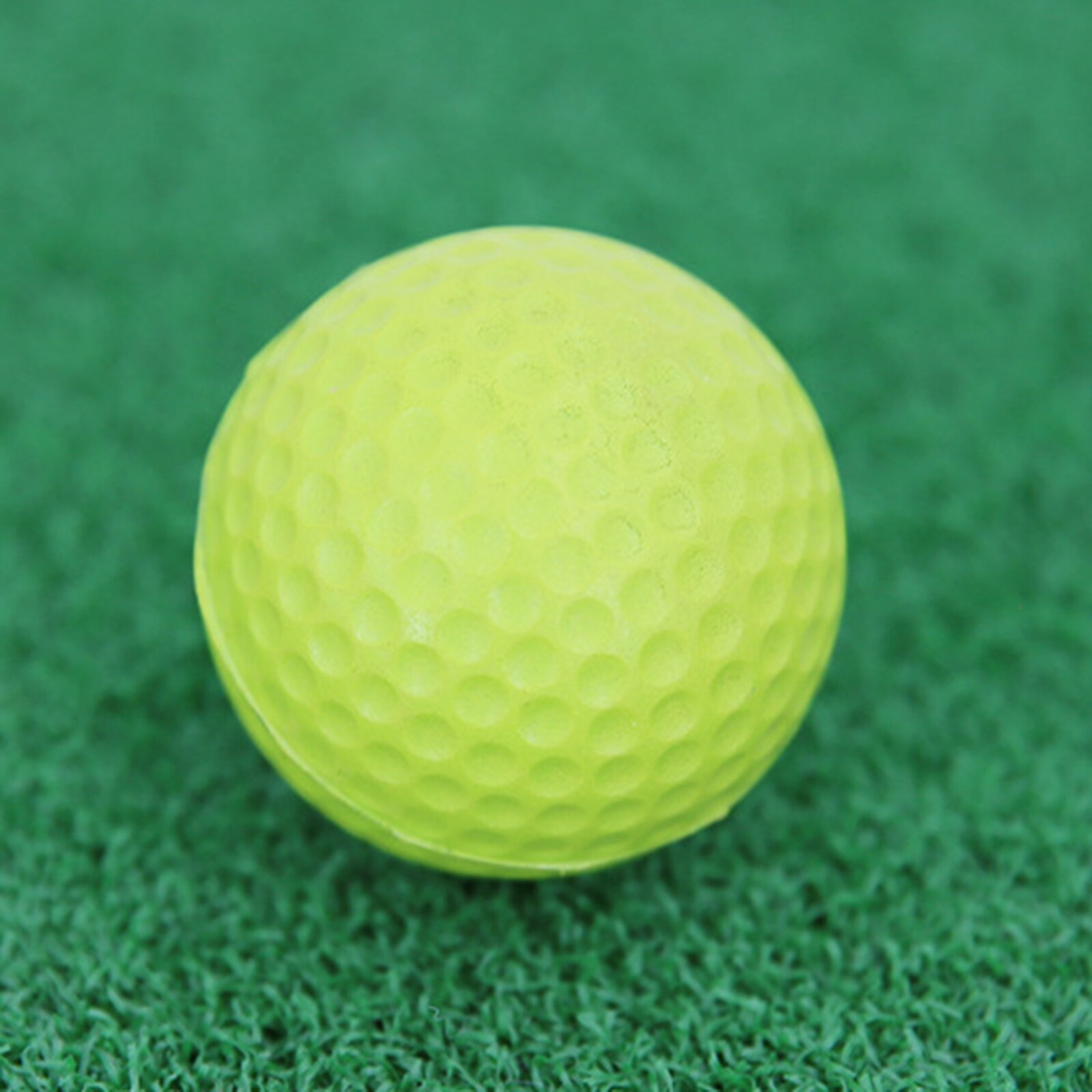 Pack of 24 Golf PU Practice Balls Green Indoor Outdoor Training