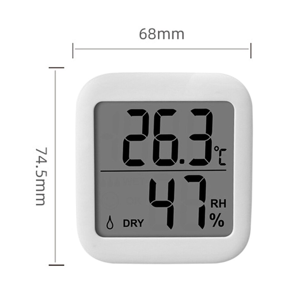 Multifunction Thermometer Hygrometer Digital Temperature Humidity Sensor Meter Electric Bedroom Home Tester Detector Tool