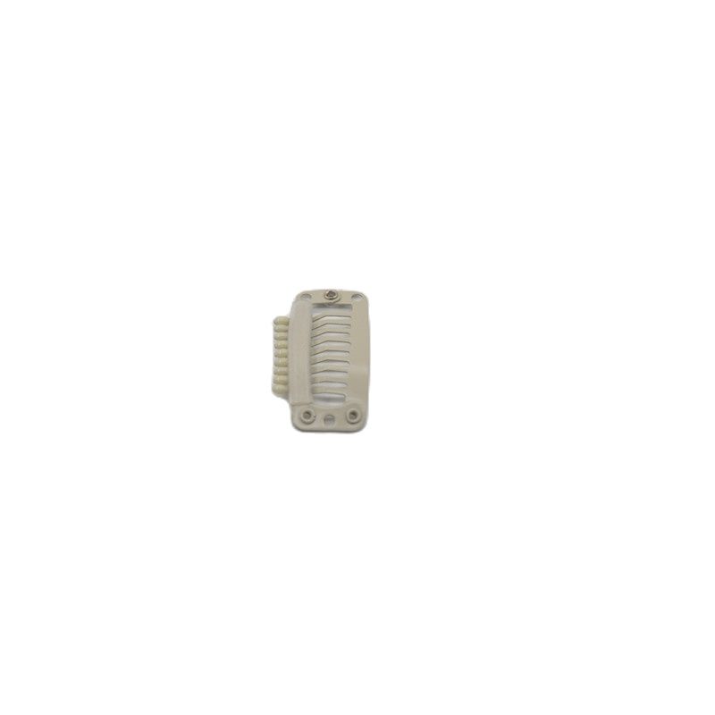 Peigne à 9 dents en acier inoxydable, Clip de perruque pour tissage/tissage à la Machine, accessoires d&#39;extensions de cheveux, 3.2cm, 50 pièces/sac: Beige