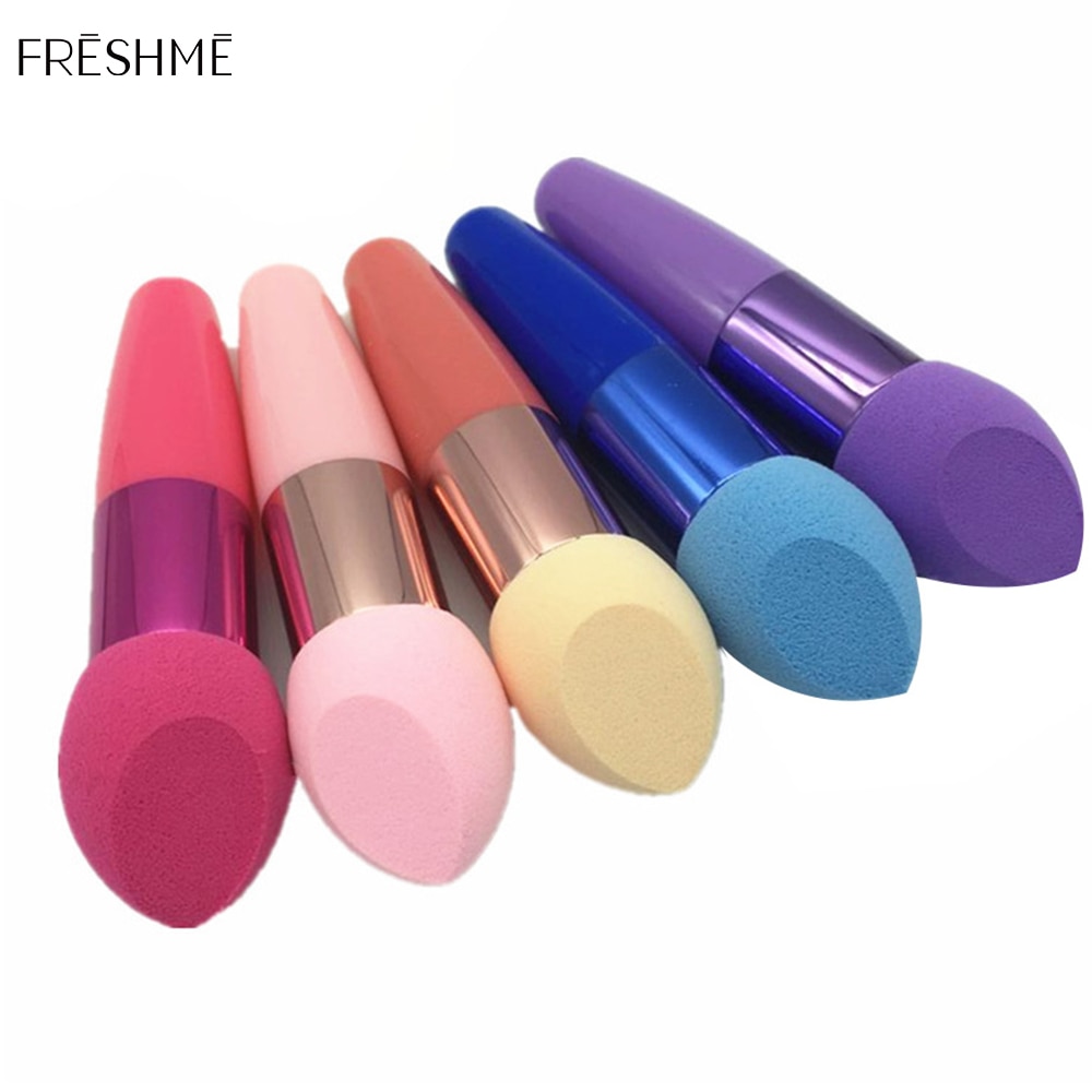 FRESHME Women Cosmetic Concealer Makeup Powder Puff Maquillage Profesional 1pcs Makeup Foundation Beauty Pen Sponge Puff