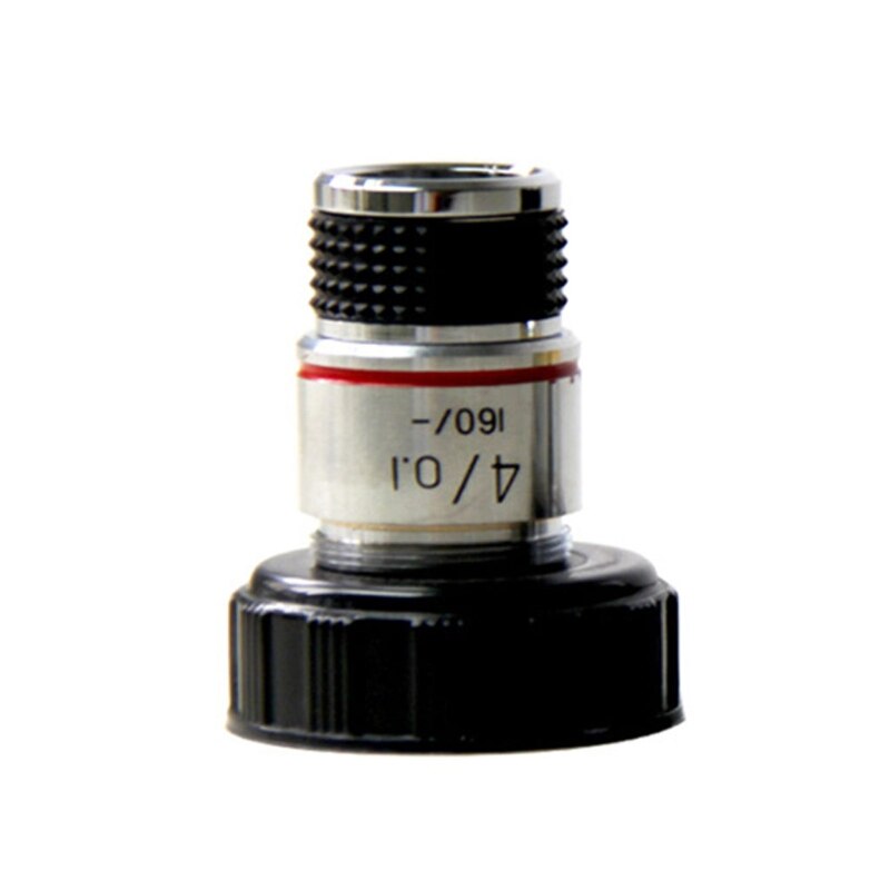 4X 10X 40X 100X Microscope Objective Lens Achromatic Objective Laboratory Biological Microscope parts: 4X