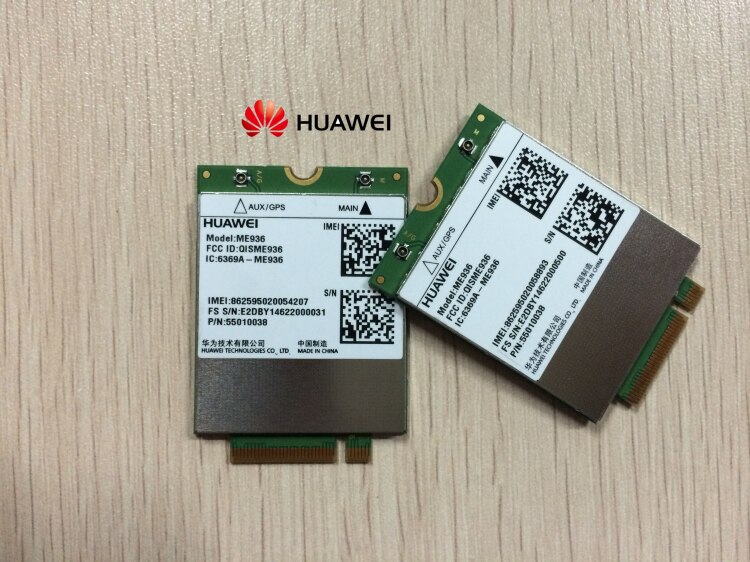 Huawei ME936E LTE (FDD) B1/B2/B3/B4/B5/B7/B8/B13/B17/B20 Penta-band DC-HSPA+/UMTS B1/B2/B4/B5/B8 GSM1900/1800/900/850 MHz