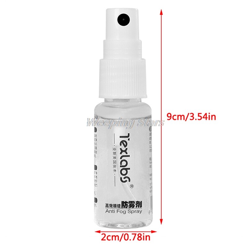 2Pcs Swimming Anti-Fog Spray Goggles Anti-Fogging Agent Defogger