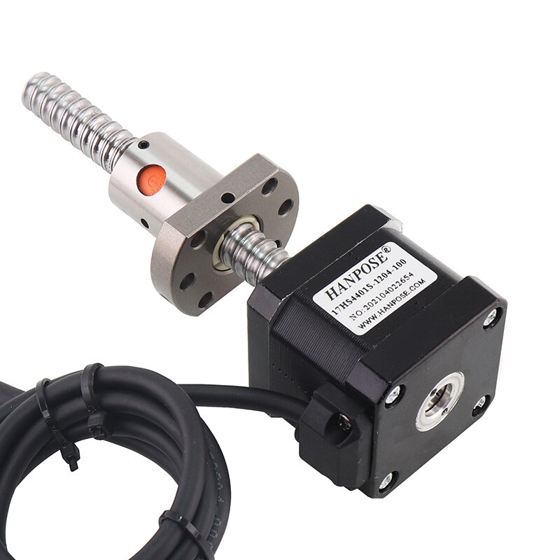 SFU1204 Bal Schroef Motor Nema17 Stappenmotor 1.7A 40N. Cm 17hs4401S 12Mm Diameter 42Bygh Voor Precisie Cnc Machine