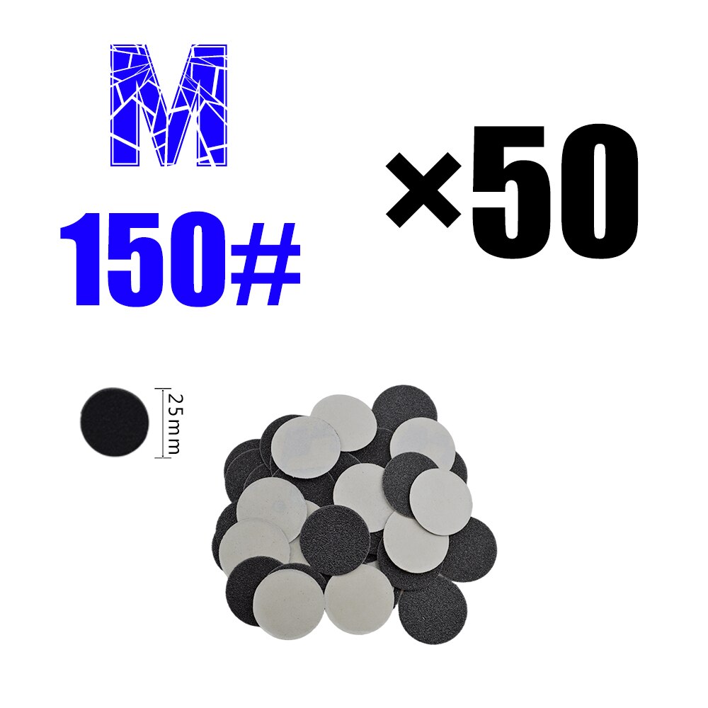 Edelstahl-Schleifpapier, 15 mm, 20 mm, 25 mm, Metallscheibe, Pediküre, rotierender Grat, Füße, Feile, Hornhaut, Schleifpapier, Nagelbohrer: Rosa