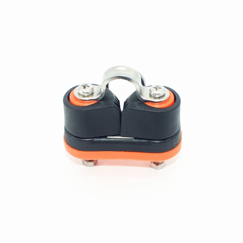Rope Gripper Double Ball Bearing Boat Cam Cleat cord Clip Kayak Sailboat Yacht Anchor string Clamp