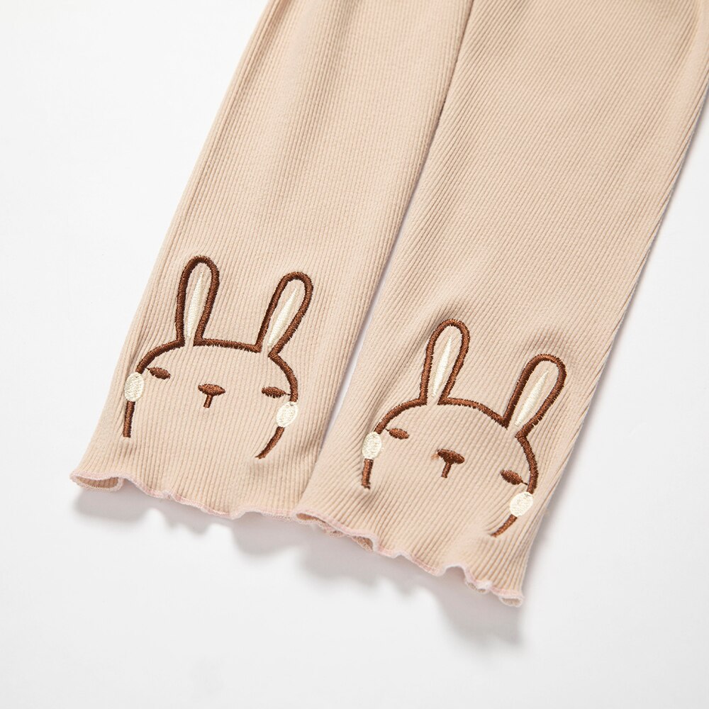 Ropa para niñas y niños de 3 a 11 años, Leggings informales, pantalones de conejo encantador, novedad de