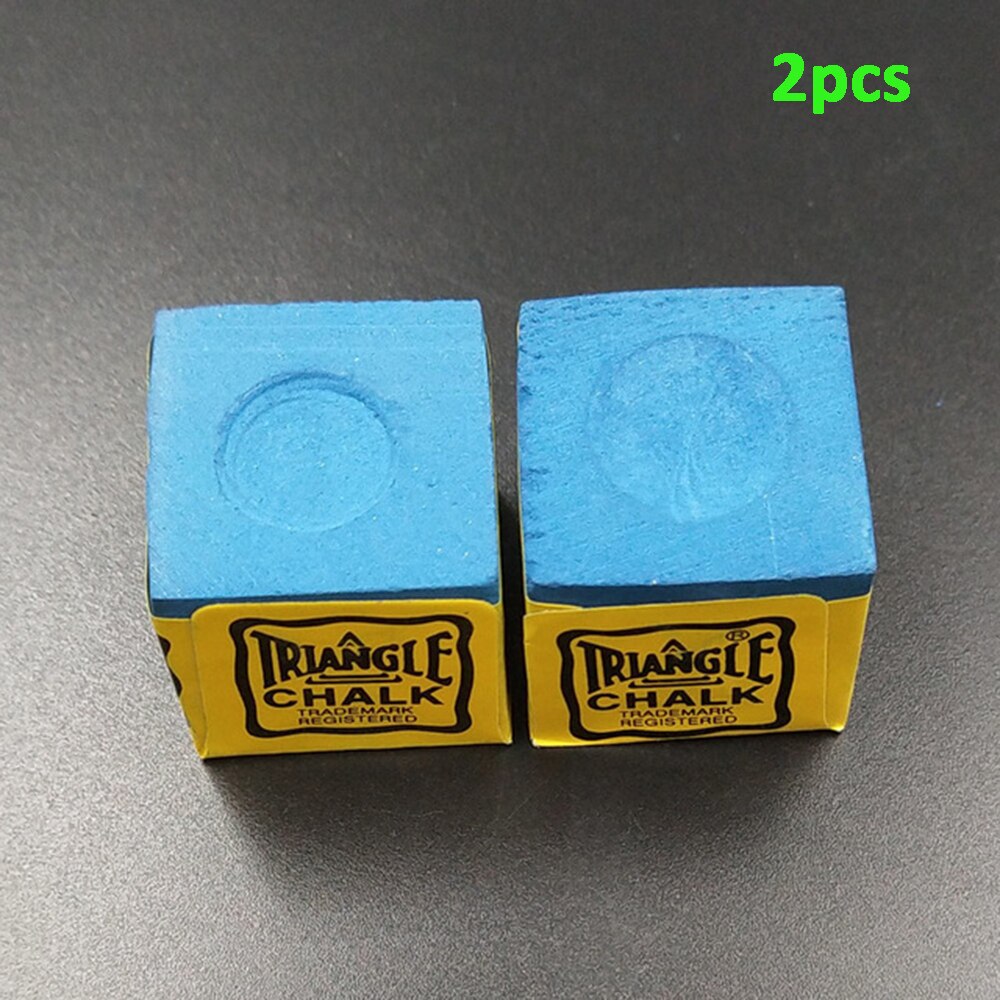Duurzaam calciumcarbonaat tip krijt blauw olieachtig antislip poolkeu krijt biljart accessoires snookerkeu krijt biljart krijt: Blauw