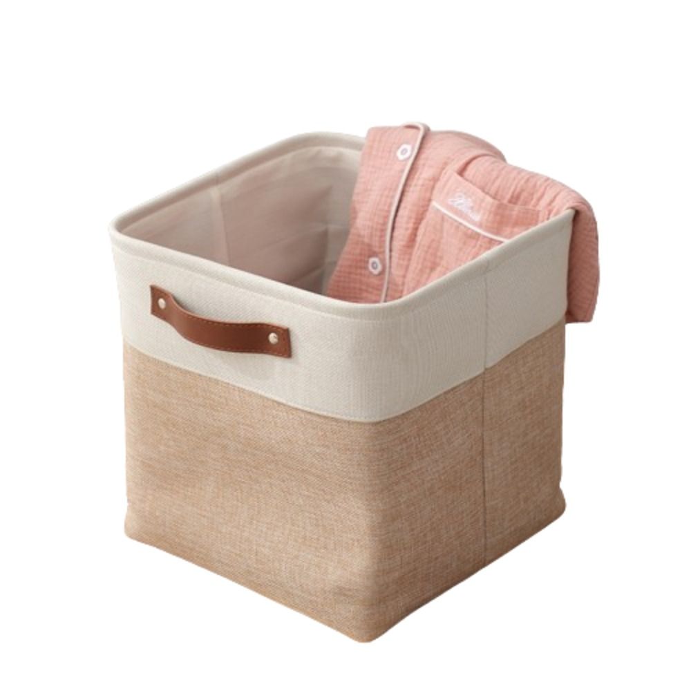 Mir à linge en tissu de grande capacité, panier de rangement pliant, boîte de rangement domestique portable, vêtements sales: Bleu