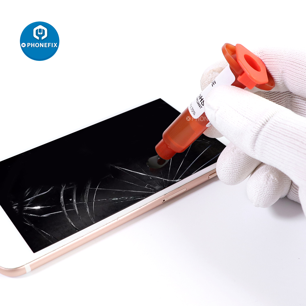 UV-Kleber, optischer Flüssigkeit, klarer Klebstoff, TP-2500, 5/10 ml, UV-Kleber, Handy-Reparatur-Werkzeug für Telefon, Touchscreen, Glas, Schweißen, Reparatur